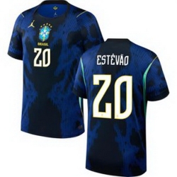 Youth 20 Brazil National Team Estevao Willian 2026 Home Jersey 2