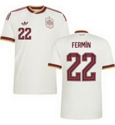 Youth 22 Spain Fermin Lopez World Cup 2026 Away Replica Jersey 2 Youth 22 Spain Fermin Lopez World Cup 2026 Away Replica Jersey 2