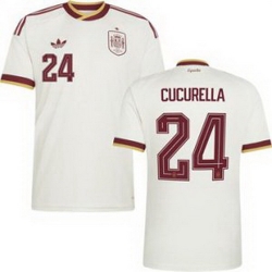 Youth 24 Spain Marc Cucurella World Cup 2026 Away Replica Jersey   2