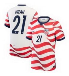 Youth 21Timothy Weah USMNT 2026 Stadium Replica Jersey   2