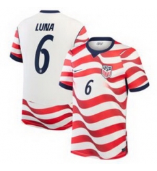 Youth 6 Diego Luna USMNT 2026 Home Stadium Replica Jersey 2