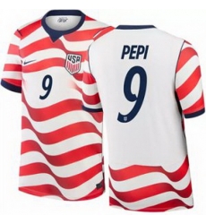 Youth 9 Ricardo Pepi USMNT 2026 Home Stadium Replica Jersey 1