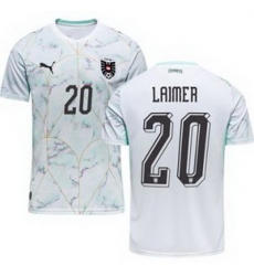 Men 20 Austria Konrad Laimer World Cup Away Replica Jersey  2