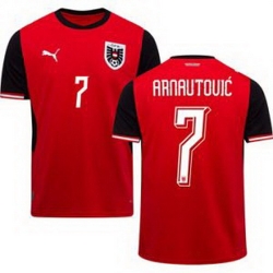 Men 7 Austria Marko Arnautovic World Cup Away Replica Jersey  1