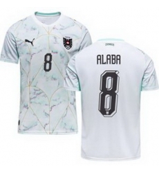 Men 8 Austria David Alaba World Cup Away Replica Jersey  2