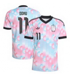 Men 11Jeremy Doku Belgium Jersey 2 Men 11Jeremy Doku Belgium Jersey 2
