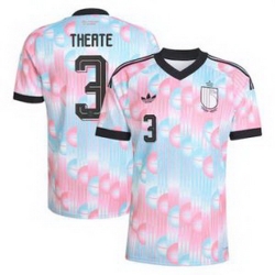 Men 3Arthur Theate Belgium Jersey   2