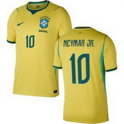 Men 10 Brazil National Team Neymar Jr 2026 Home Jersey 2