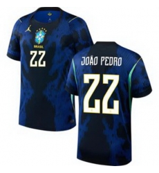 Men 22 Brazil National Team Joao Pedro 2026 Home Jersey 2 Men 22 Brazil National Team Joao Pedro 2026 Home Jersey 2