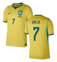 Men 7 Brazil National Team Vini Jr 2026 Home Jersey 1