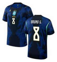 Men 8 Brazil National Team Bruno Guimaraes 2026 Home Jersey 1 Men 8 Brazil National Team Bruno Guimaraes 2026 Home Jersey 1