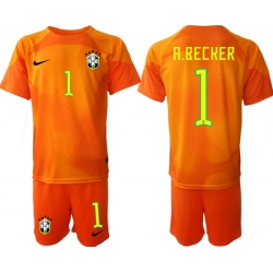 Men FIFA 2022 Brazil Soccer Jersey 005