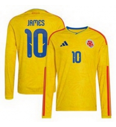 Men 10 James Rodriguez Colombia National Team Home  2