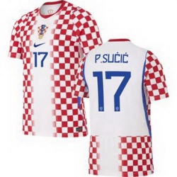 Men 17 Croatia Petar Sucic Away Replica World Cup   1
