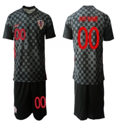 Mens Croatia Short Soccer Jerseys 009