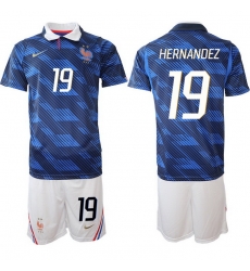 Men France 2026 FIFA World Cup Blue Soccer Jersey #19 Theo Hernandez Men France 2026 FIFA World Cup Blue Soccer Jersey #19 Theo Hernandez