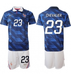 Men France 2026 FIFA World Cup Blue Soccer Jersey #23 Lucas Chevalier Men France 2026 FIFA World Cup Blue Soccer Jersey #23 Lucas Chevalier
