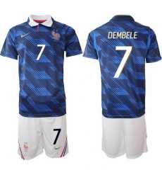 Men France 2026 FIFA World Cup Blue Soccer Jersey #7 Ousmane Dembele Men France 2026 FIFA World Cup Blue Soccer Jersey #7 Ousmane Dembele