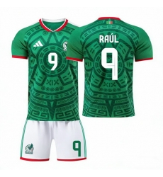2026 FIFA World Cup Mexico Soccer Home Jersey #9 Raul Jimenez