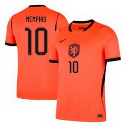 Men 10 Netherlands National Memphis Depay 2026 Away Stadium  1
