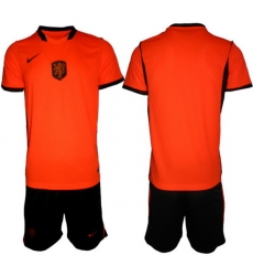 Men Netherlands 2026 Soccer Jerseys Orange BLANK