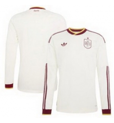 Men 0 Spain Blank World Cup 2026 Away Replica Jersey 2 Men 0 Spain Blank World Cup 2026 Away Replica Jersey 2