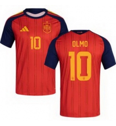 Men 10 Spain Dani Olmo World Cup 2026 Away Replica Jersey   1