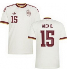 Men 15 Spain Alex Baena World Cup 2026 Away Replica Jersey   2
