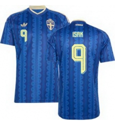 Men 9 Sweden Alexander Isak World Cup Replica Jersey 2 Men 9 Sweden Alexander Isak World Cup Replica Jersey 2