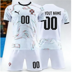 2026 FIFA World Cup Portugal Soccer White Jersey Custom