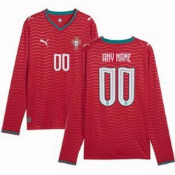 Men 00 Portugal Custom Home Replica Jersey   2