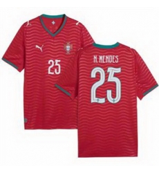 Men 25 Portugal Nuno Mendes Home Replica Jersey 1 Men 25 Portugal Nuno Mendes Home Replica Jersey 1
