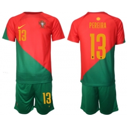 Men FIFA 2022 Portugal Soccer Red Jersey 112