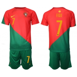 Men FIFA 2022 Portugal Soccer Red Jersey 114