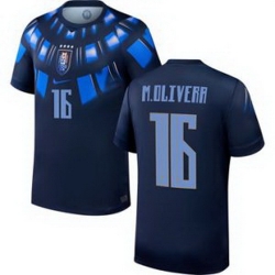 Men 16 Uruguay Mathias Olivera Away Replica Jersey World   2