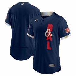 Men's Baltimore Orioles Blank Nike Navy 2021 MLB All-Star Game Authentic Jersey