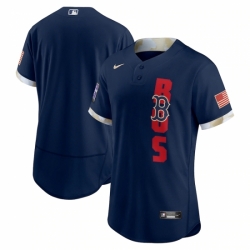 Men's Boston Red Sox Blank Nike Navy 2021 MLB All-Star Game Authentic Jersey