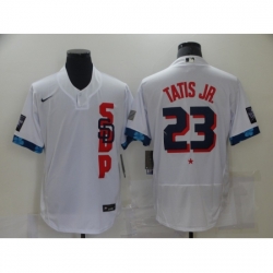Men's San Diego Padres #23 Fernando Tatis Jr. Nike White 2021 MLB All-Star Game Authentic Jersey