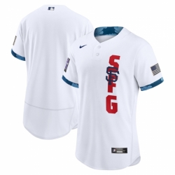 Men's San Francisco Giants Blank Nike White 2021 MLB All-Star Game Authentic Jersey