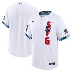 Men's San Francisco Giants Blank Nike White 2021 MLB All-Star Game Replica Jersey