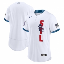 Men's St. Louis Cardinals Blank Nike White 2021 MLB All-Star Game Authentic Jersey