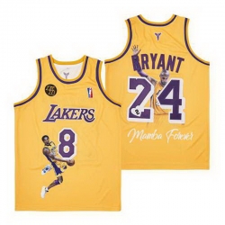 Kobe Bryant Lakers Throwback Jersey 8 24 4