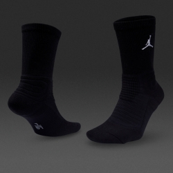 Long Black Jordan Socks