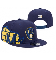Milwaukee Brewers Snapback Cap 25K Q045 Milwaukee Brewers Snapback Cap 25K Q045