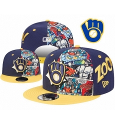 Milwaukee Brewers Snapback Cap 26C U526 Milwaukee Brewers Snapback Cap 26C U526