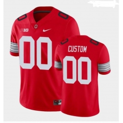 Men Women Youth Ohio State Buckeyes Black Number Customized Stitched Jersey Red