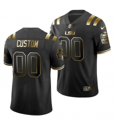 LSU Tiger Custom Black College Football Men'S Jersey