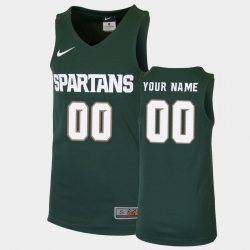 Michigan State Spartans Custom Green Replica College Basketball Jersey