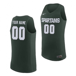 Michigan State Spartans Custom Michigan State Spartans Replica Basketball Jersey