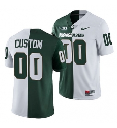 Michigan State Spartans Custom Michigan State Spartans Split Edition 2021 22 Jersey